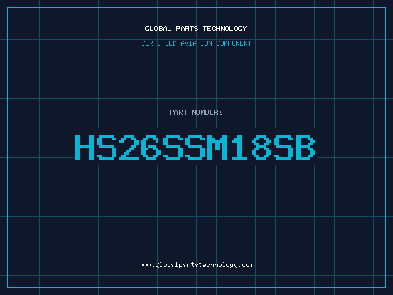 Aviation Part HS26SSM18SB