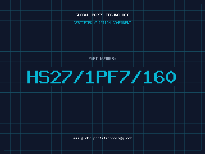 Aviation Part HS27/1pF7/160