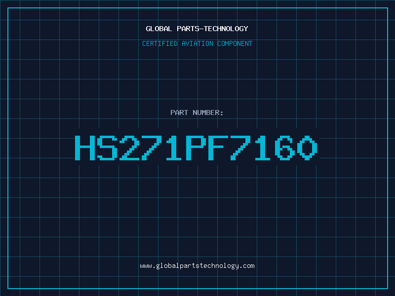 Aviation Part HS271pF7160