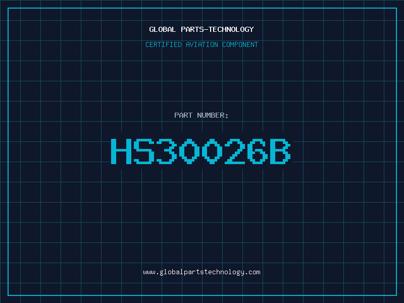 Aviation Part HS30026B