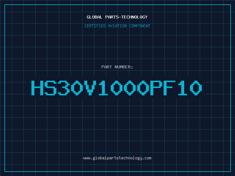 Aviation Part HS30V1000PF10