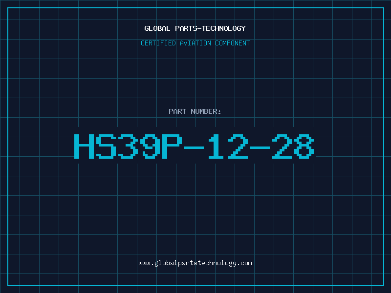Aviation Part HS39P-12-28