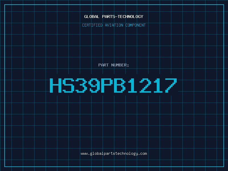 Aviation Part HS39PB1217