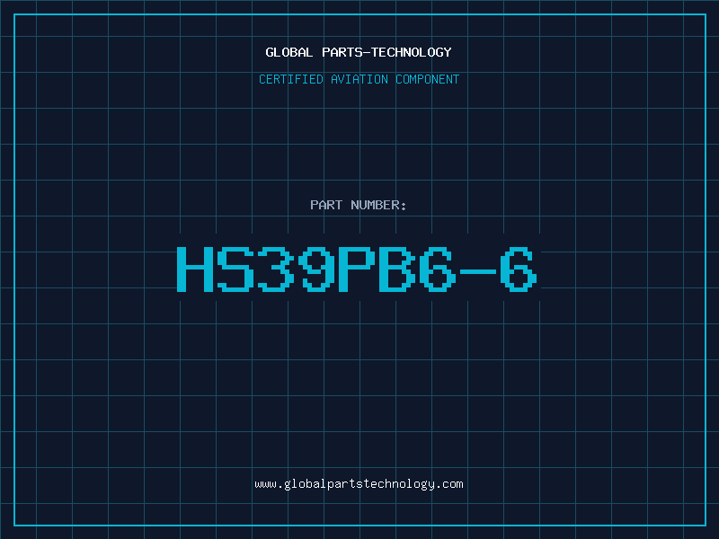 Aviation Part HS39PB6-6