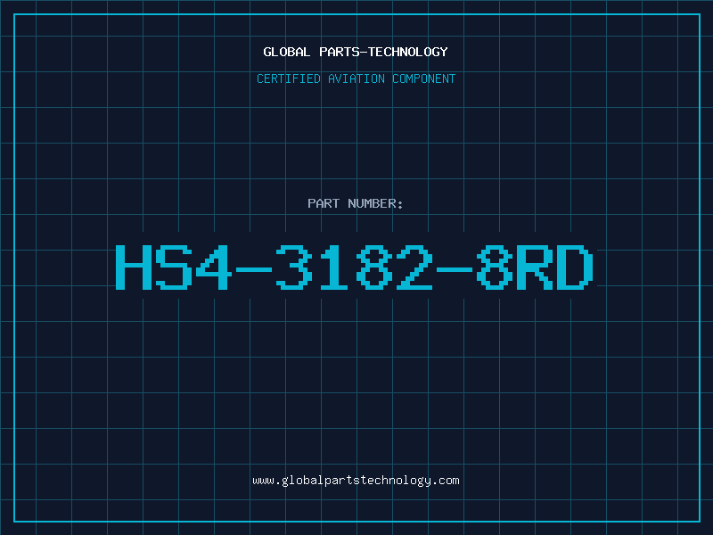 Aviation Part HS4-3182-8RD