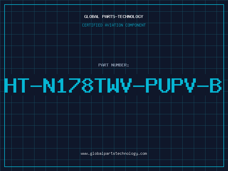 Aviation Part HT-N178TWV-PUPV-B