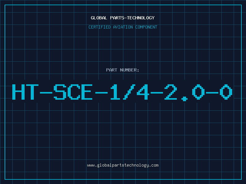 Aviation Part HT-SCE-1/4-2.0-0