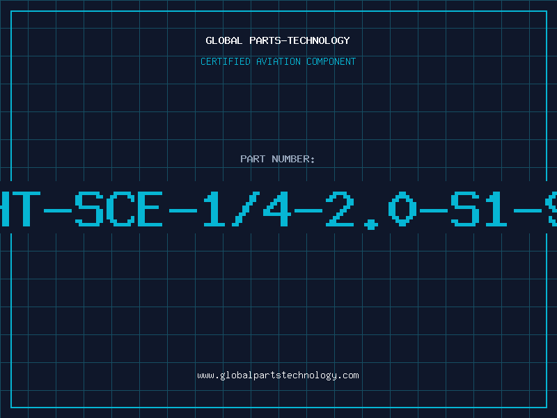 Aviation Part HT-SCE-1/4-2.0-S1-9