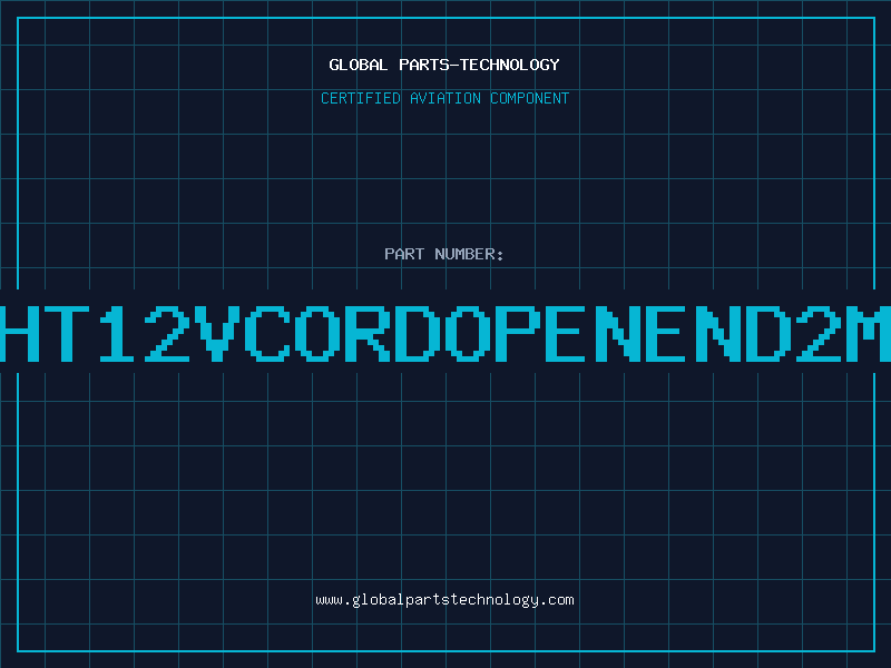 Aviation Part HT12VCORDOPENEND2M