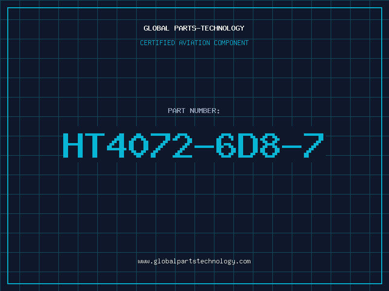 Aviation Part HT4072-6D8-7