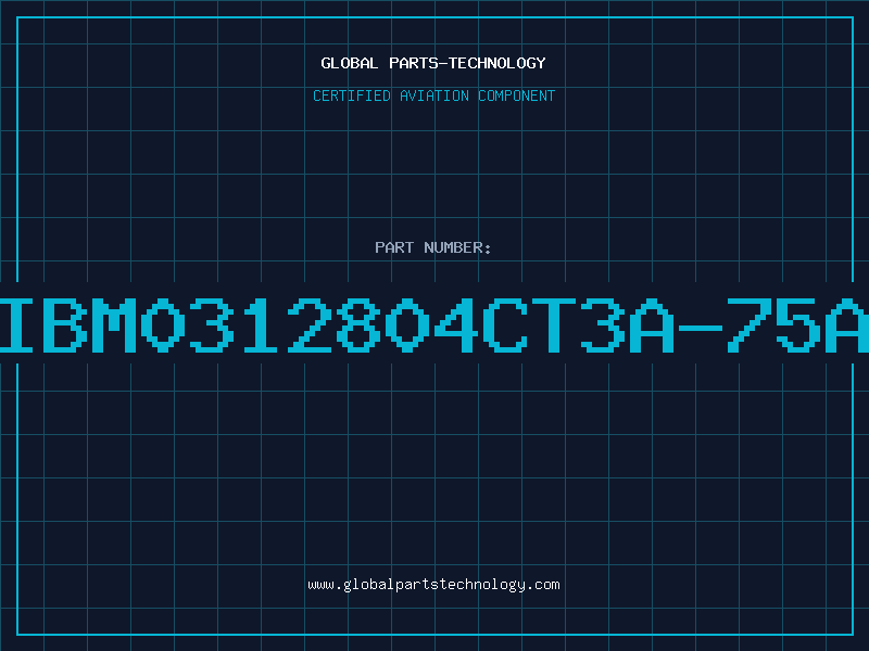 Aviation Part IBM0312804CT3A-75A