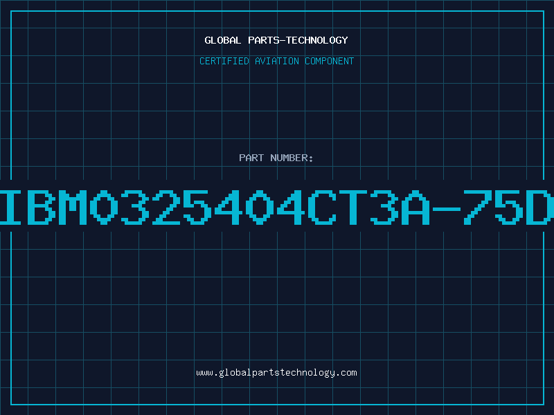 Aviation Part IBM0325404CT3A-75D