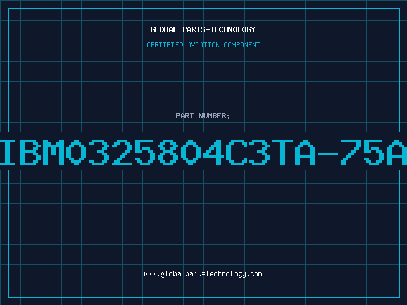 Aviation Part IBM0325804C3TA-75A