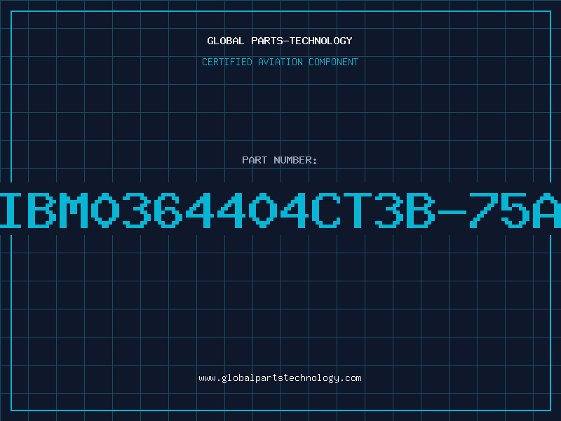 Aviation Part IBM0364404CT3B-75A