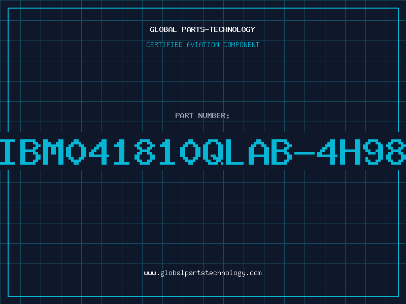 Aviation Part IBM041810QLAB-4H98
