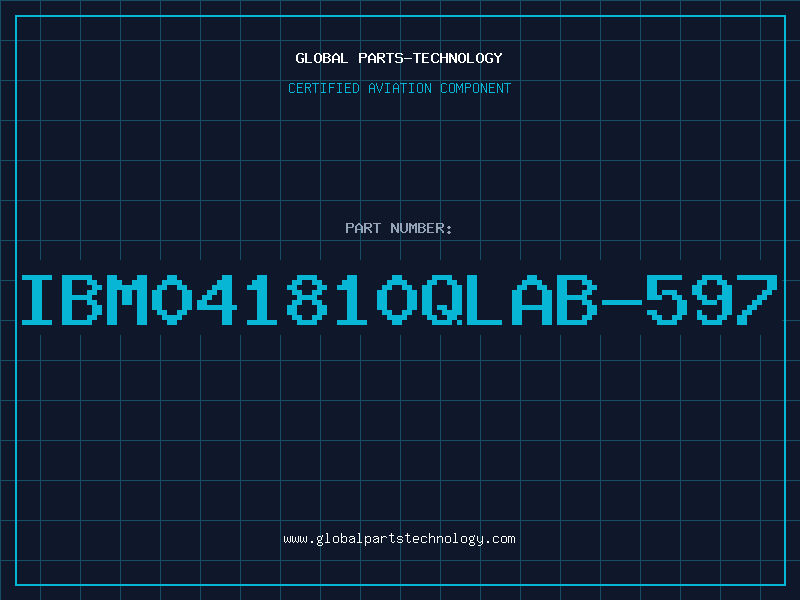 Aviation Part IBM041810QLAB-597
