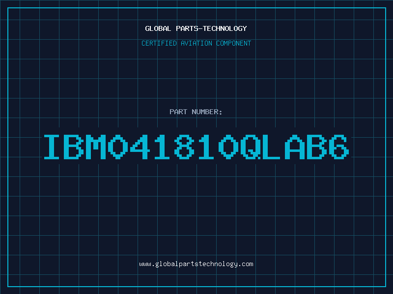 Aviation Part IBM041810QLAB6