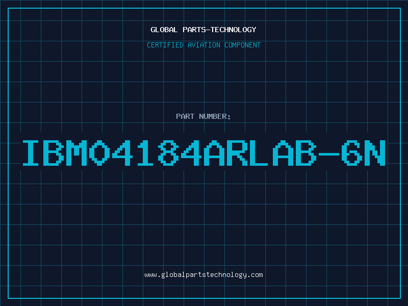 Aviation Part IBM04184ARLAB-6N