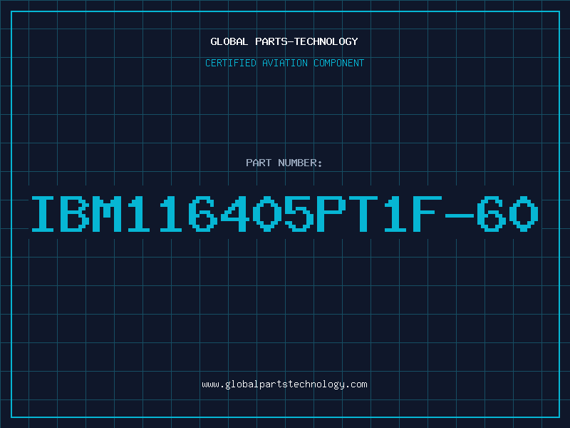 Aviation Part IBM116405PT1F-60