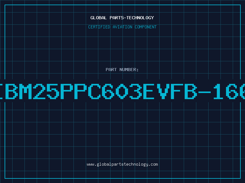 Aviation Part IBM25PPC603EVFB-166