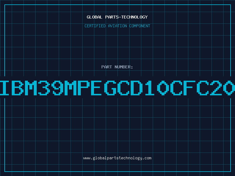 Aviation Part IBM39MPEGCD10CFC20