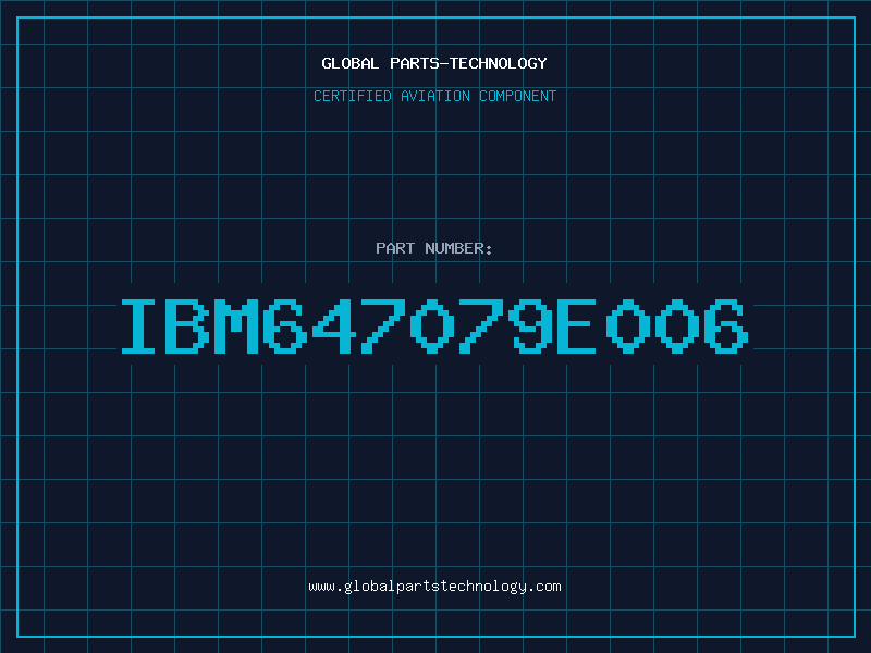 Aviation Part IBM647079e006