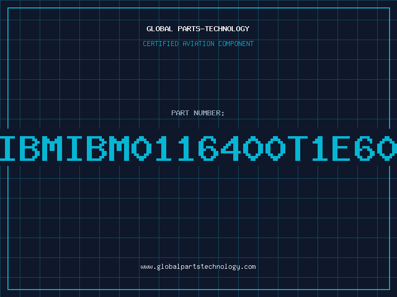 Aviation Part IBMIBM0116400T1E60