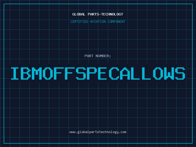 Aviation Part IBMOFFSPECALLOWS