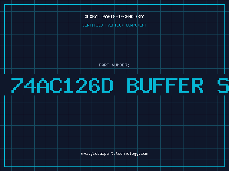 Aviation Part IC 74AC126D BUFFER SMD