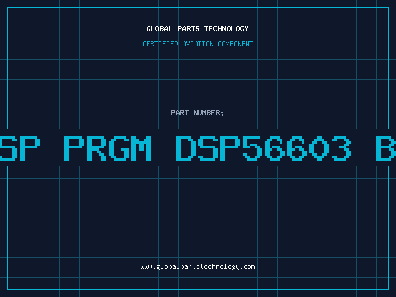 Aviation Part IC DSP PRGM DSP56603 BGA 1