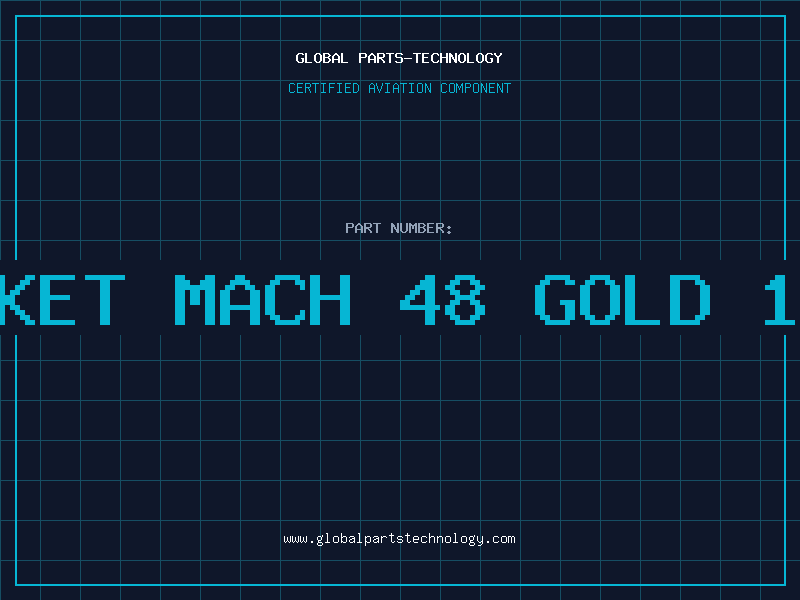 Aviation Part IC SOCKET MACH 48 GOLD 15.24MM
