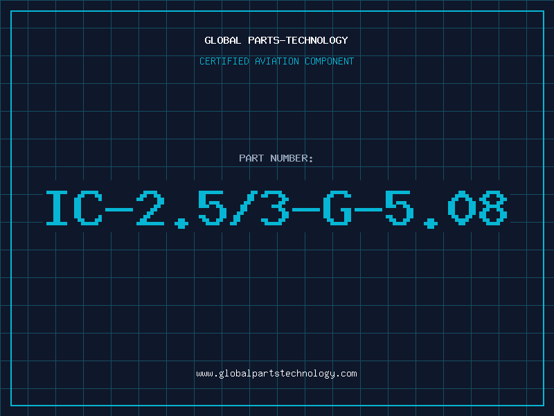 Aviation Part IC-2.5/3-G-5.08