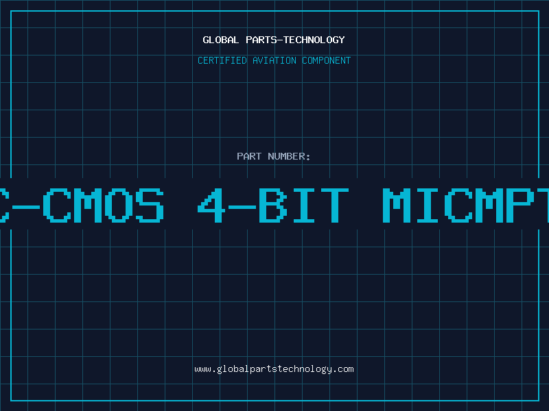 Aviation Part IC-CMOS 4-BIT MICMPTR
