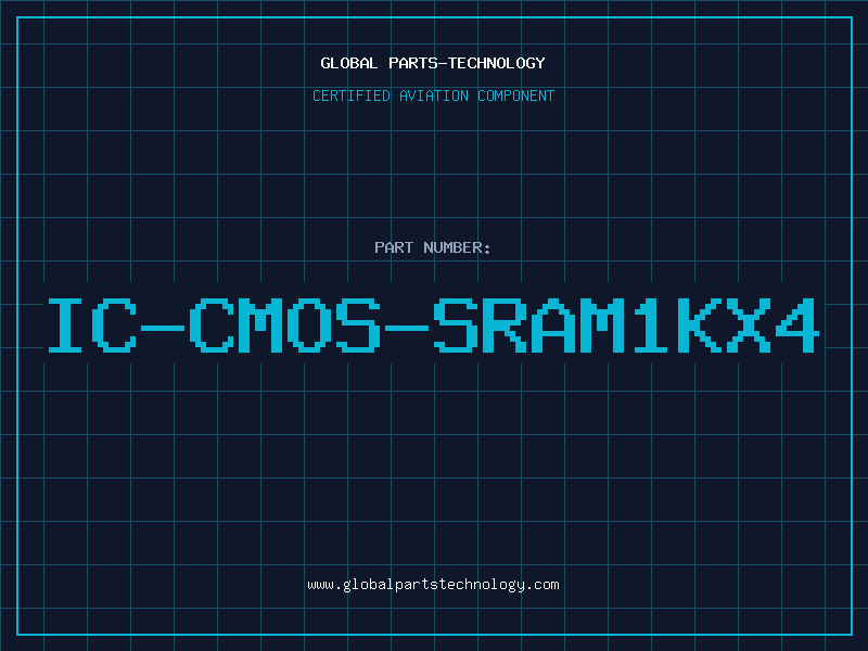 Aviation Part IC-CMOS-SRAM1KX4