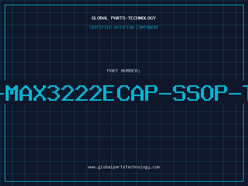 Aviation Part IC-MAX3222ECAP-SSOP-TAP