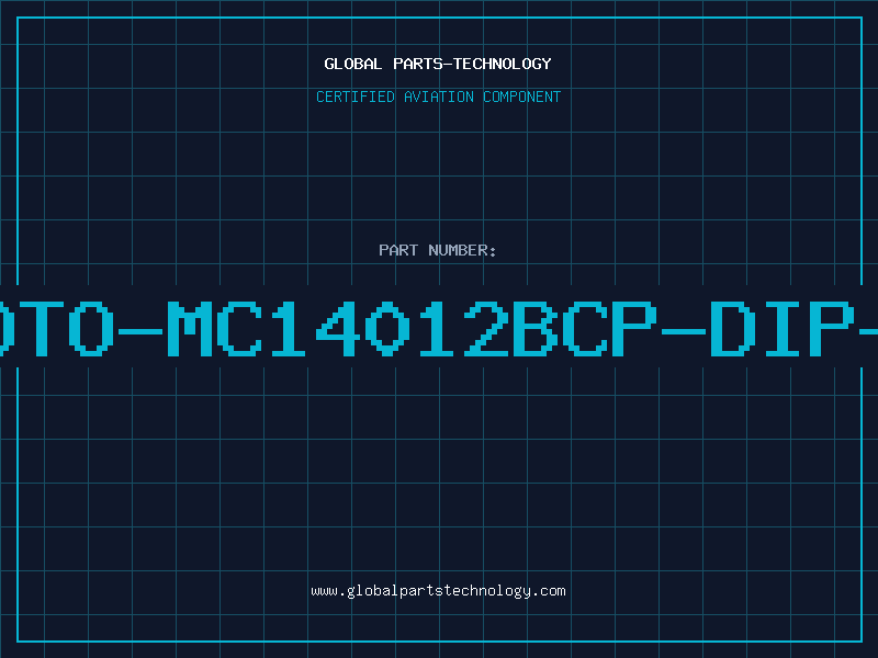 Aviation Part IC-MOTO-MC14012BCP-DIP-BULK