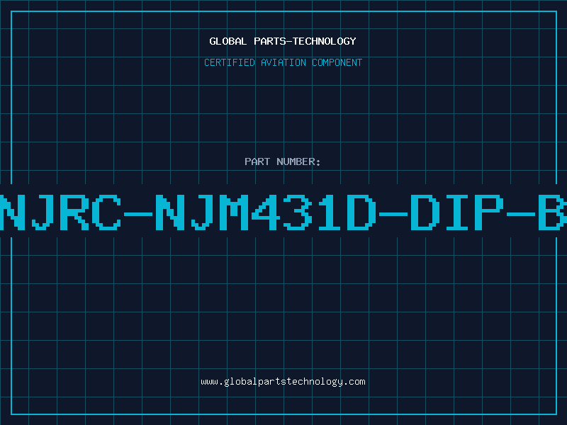 Aviation Part IC-NJRC-NJM431D-DIP-BULK
