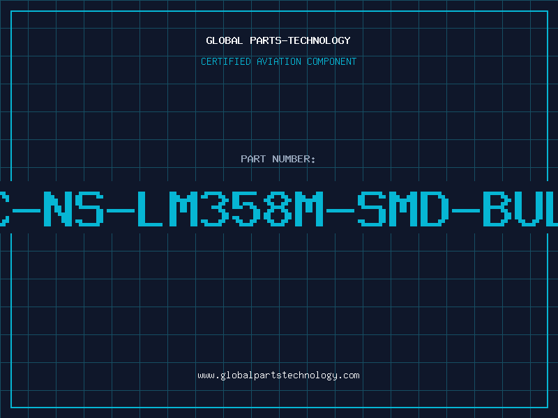 Aviation Part IC-NS-LM358M-SMD-BULK