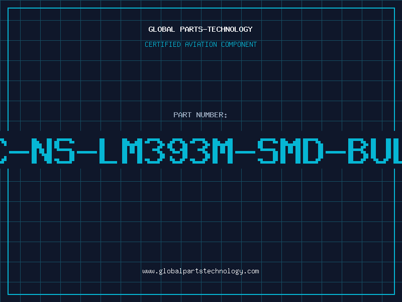 Aviation Part IC-NS-LM393M-SMD-BULK