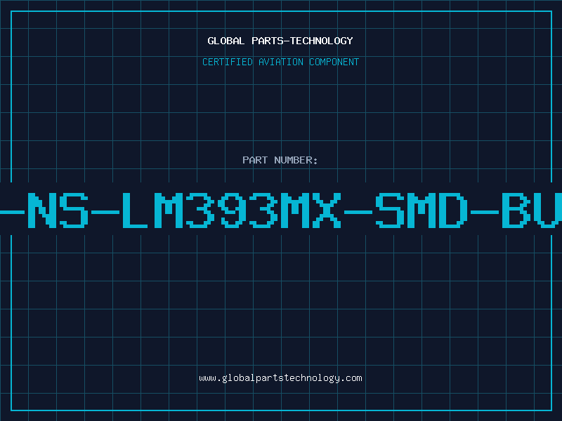 Aviation Part IC-NS-LM393MX-SMD-BULK