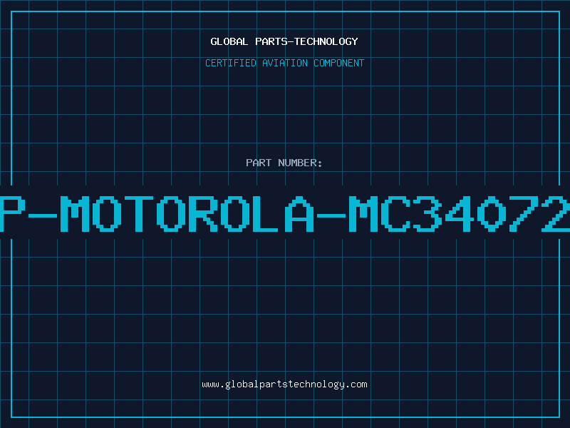 Aviation Part IC-OP-8P-MOTOROLA-MC34072DR2-SOP