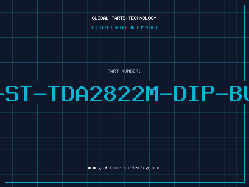 Aviation Part IC-ST-TDA2822M-DIP-BULK
