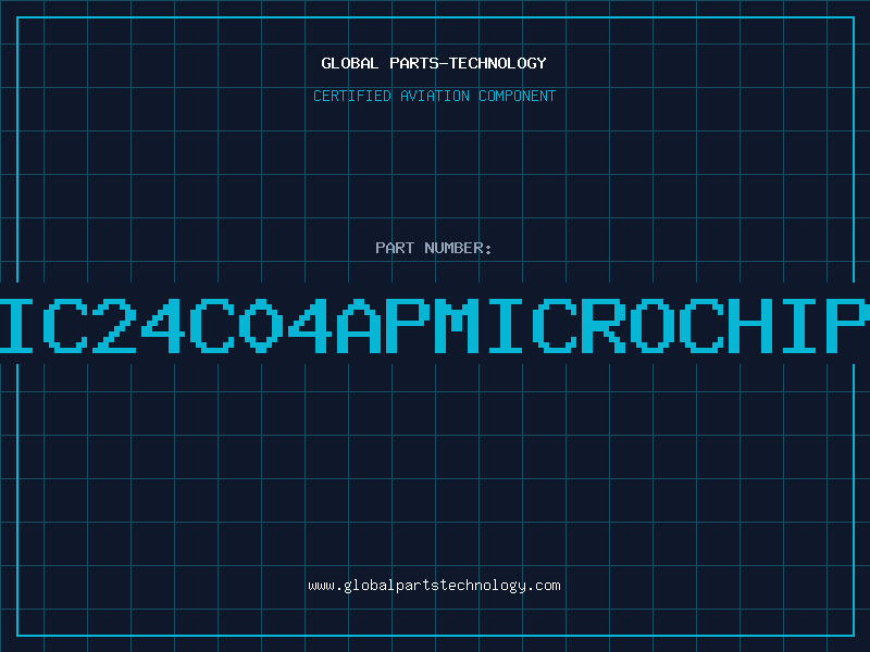 Aviation Part IC24C04APMICROCHIP