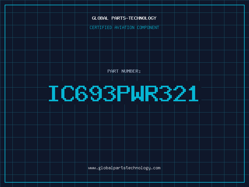 Aviation Part IC693PWR321
