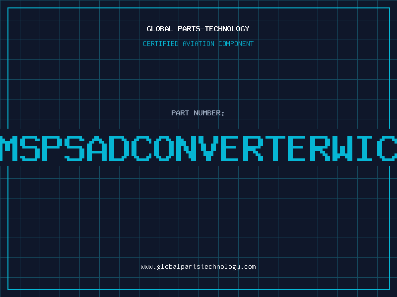 Aviation Part IC8bit50MSPSADCONVERTERWICLAMPSONY