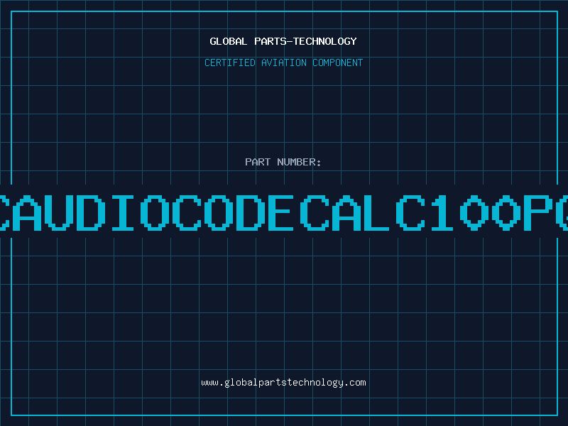 Aviation Part ICAUDIOCODECALC100PQF
