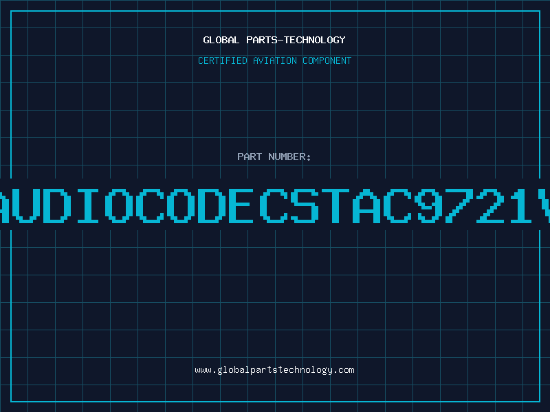 Aviation Part ICAUDIOCODECSTAC9721V21