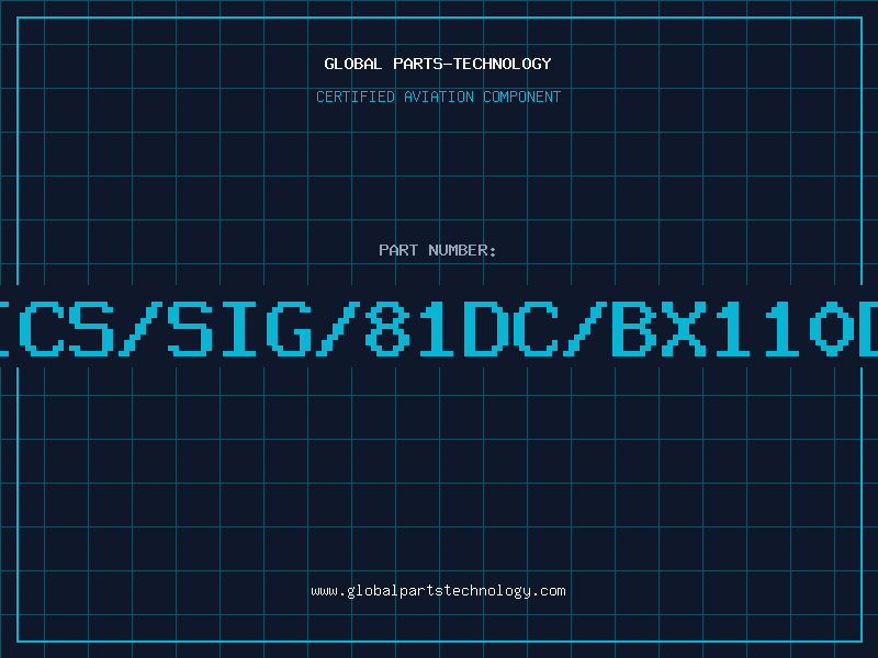 Aviation Part ICS/SIG/81DC/BX110D