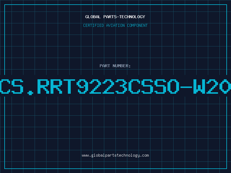 Aviation Part ICS.RRT9223CSSO-W20P