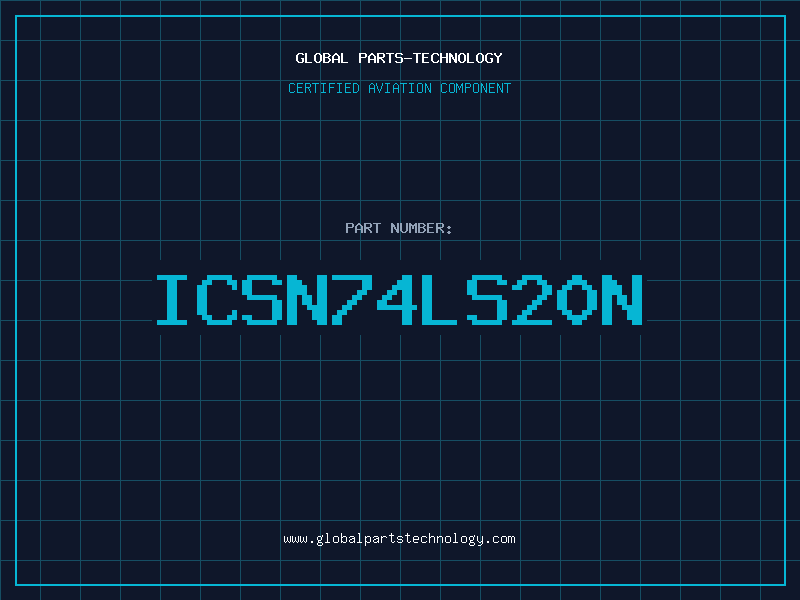 Aviation Part ICSN74LS20N